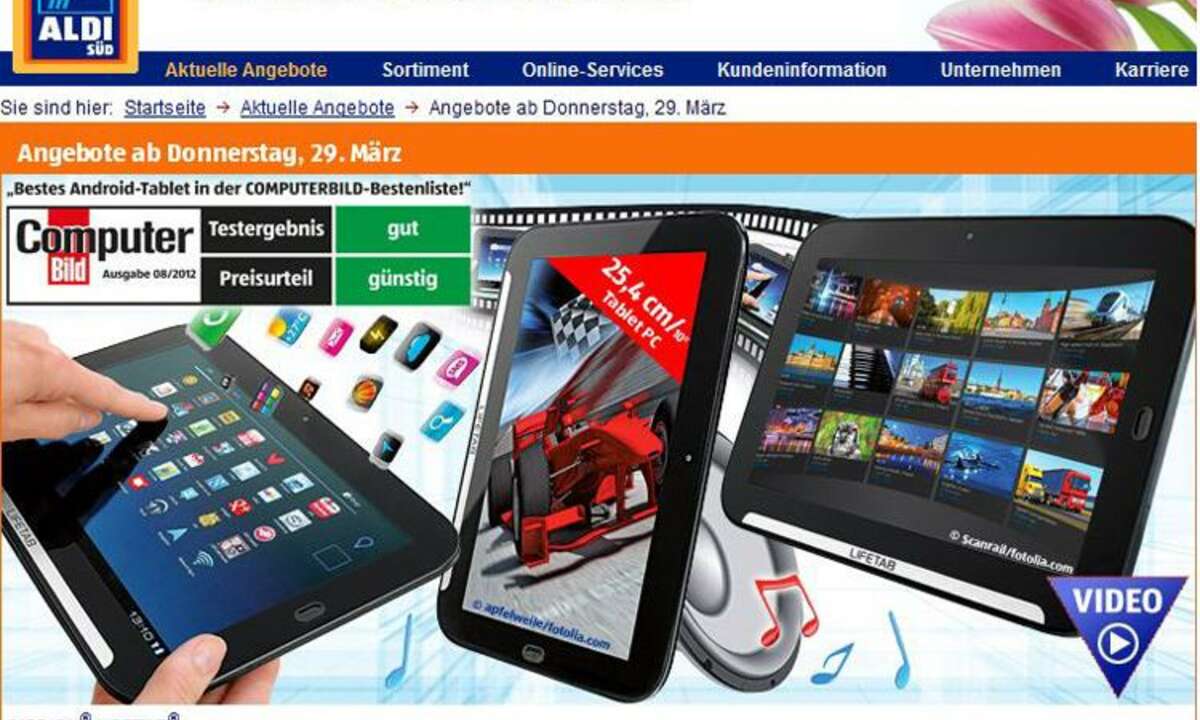 Medion Lifetab P9516, Aldi Aktion