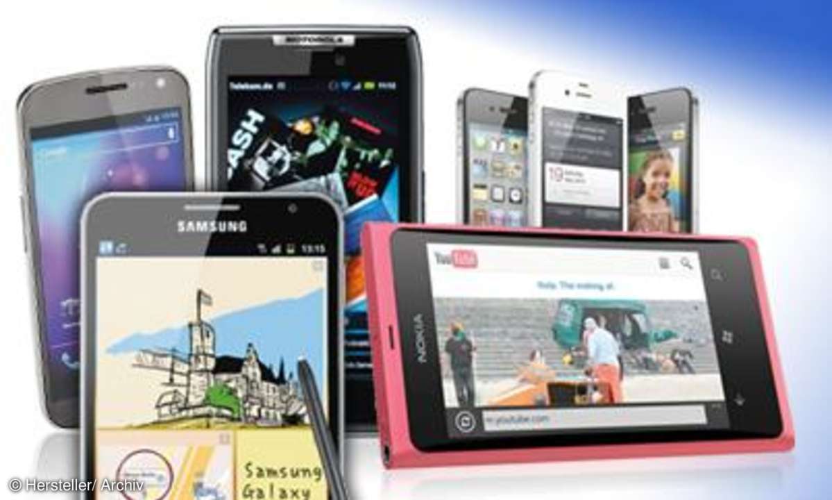 5 Top-Smartphones für mobiles Internet