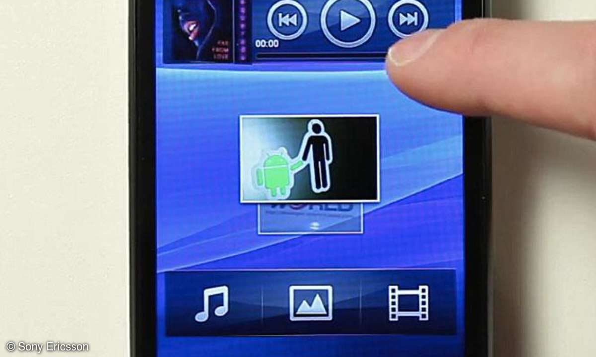 Xperia Arc S mit Android Ice Cream Sandwich