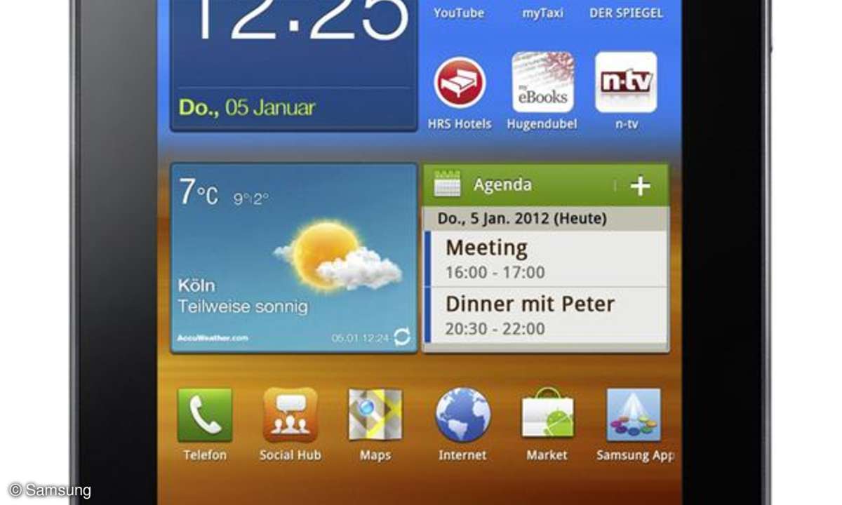 Galaxy Tab 7.0 Plus N im Praxistest