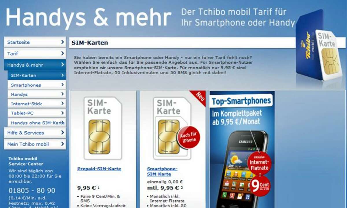 Tchibo Sim Only-Tarif