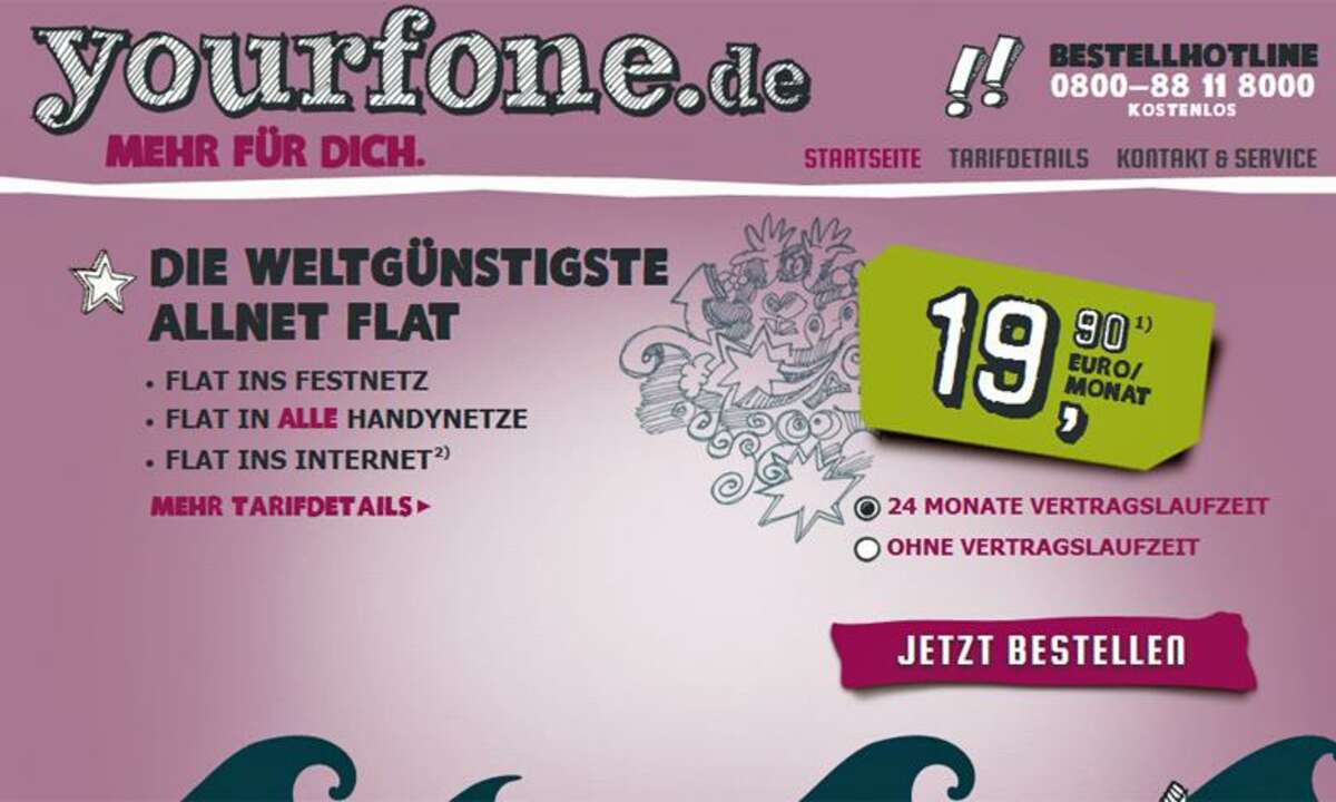Yourfone.de, Allnet Flat