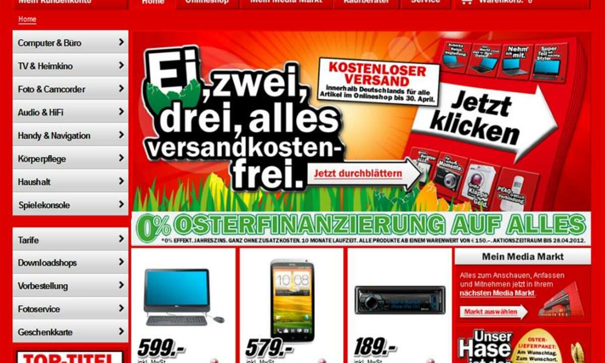 Mediamarkt Aktion: HTC One X in Polarweiß für 579 Euro