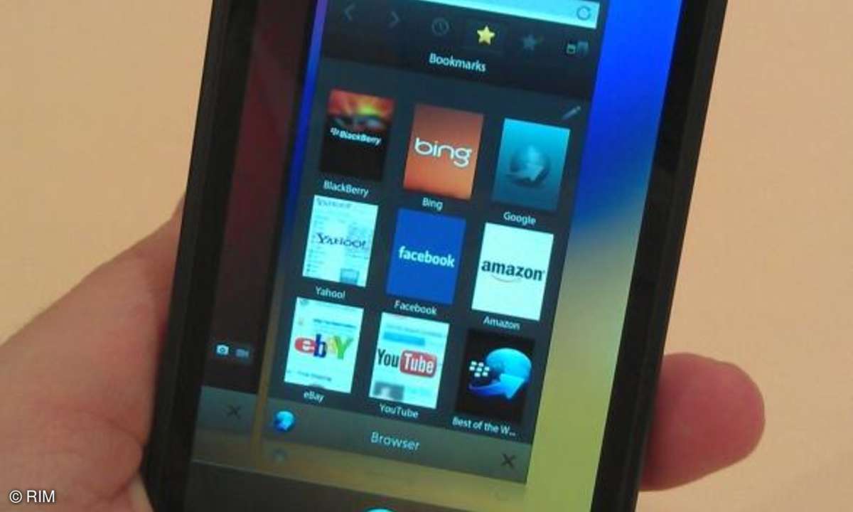 Prototyp mit Blackberry 10