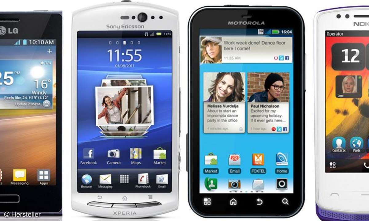 10 Smartphones für kleine Geldbeutel