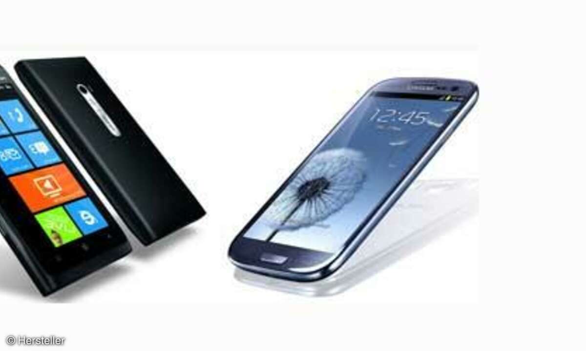 Nokia Lumia 900, Samsung Galaxy S3