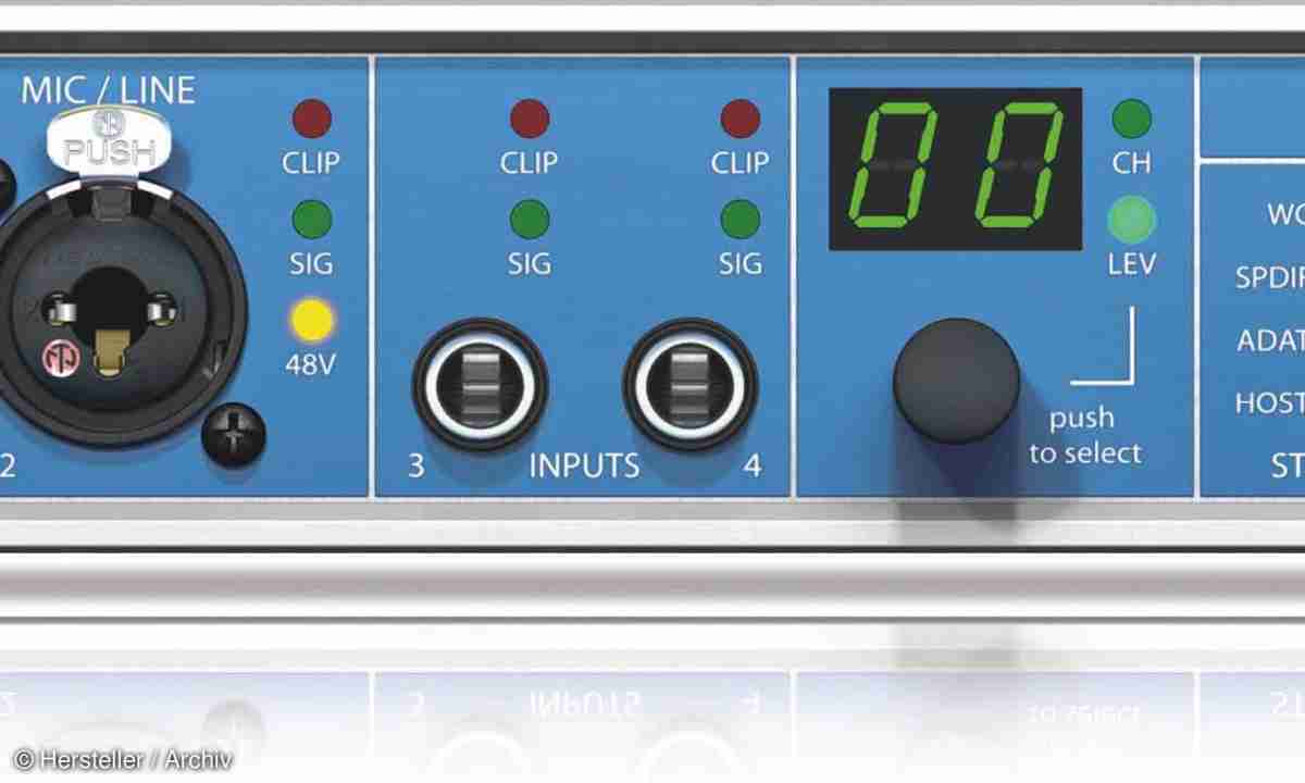 RME Fireface UCX DA-Wandler im Test - connect