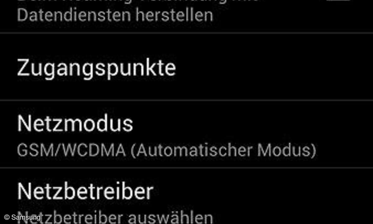 Samsung Galaxy S3 Datenroaming