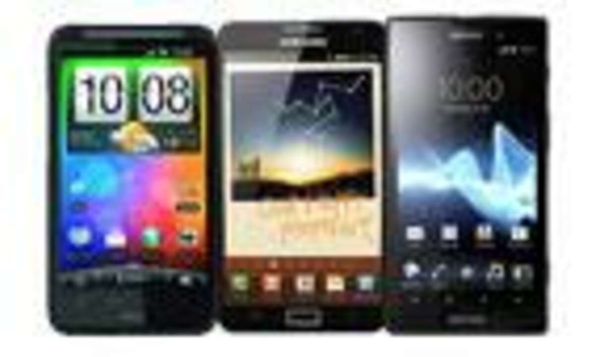 HTC Desire HD, Galaxy Note, Xperia Ion