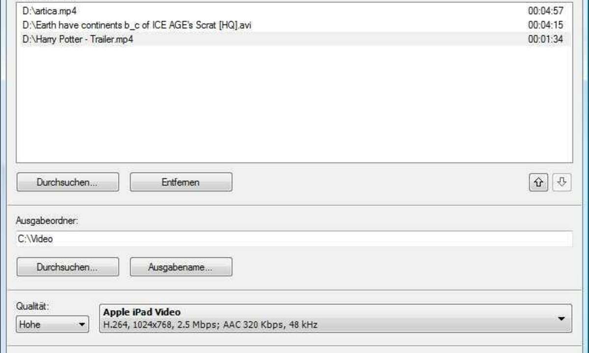 Free Video to iPad Converter 2.0