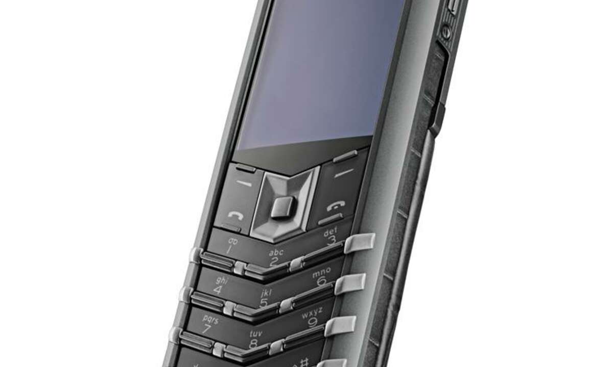 Vertu: Neues Luxus-Handy mit Aligatorenleder