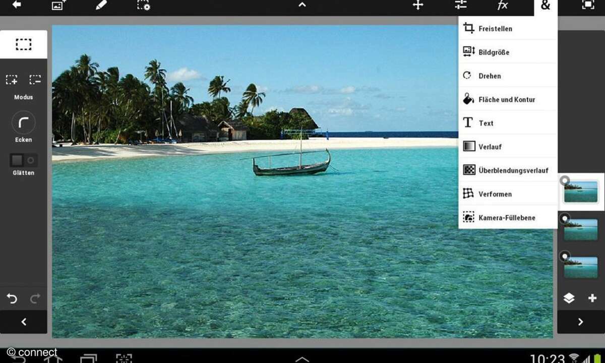 Im Detail: Photoshop Touch