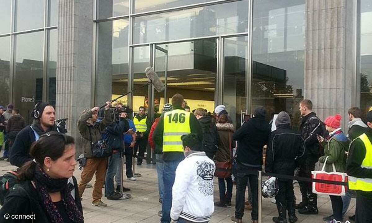 Marktstart iPhone 5 Jungfernstieg