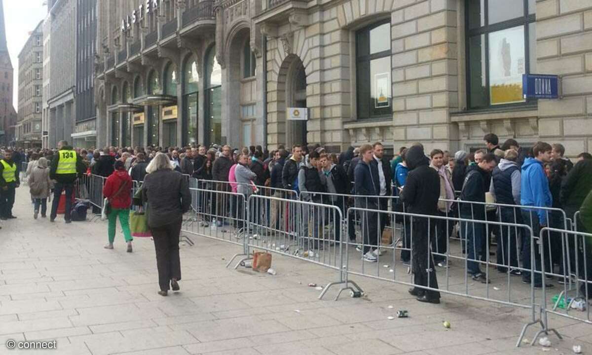 Marktstart iPhone 5 Jungfernstieg