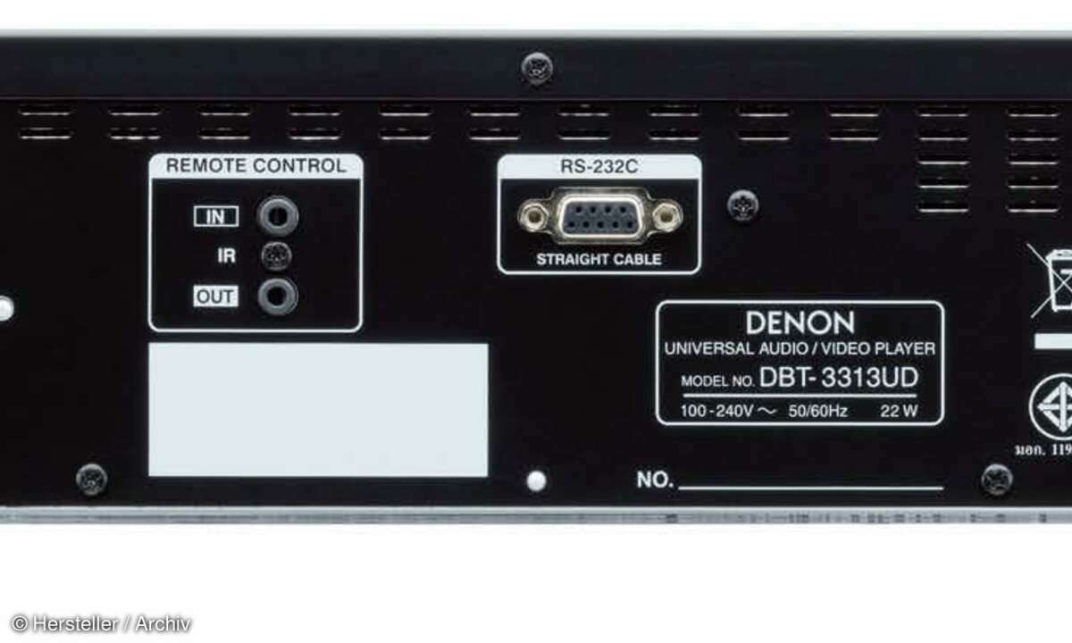 Denon DBT 3313 UD - Anschlüsse