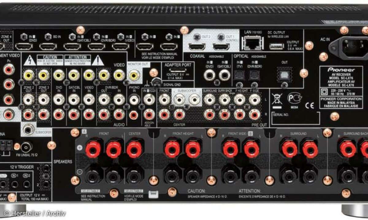 Pioneer SC LX 76 - Anschlüsse