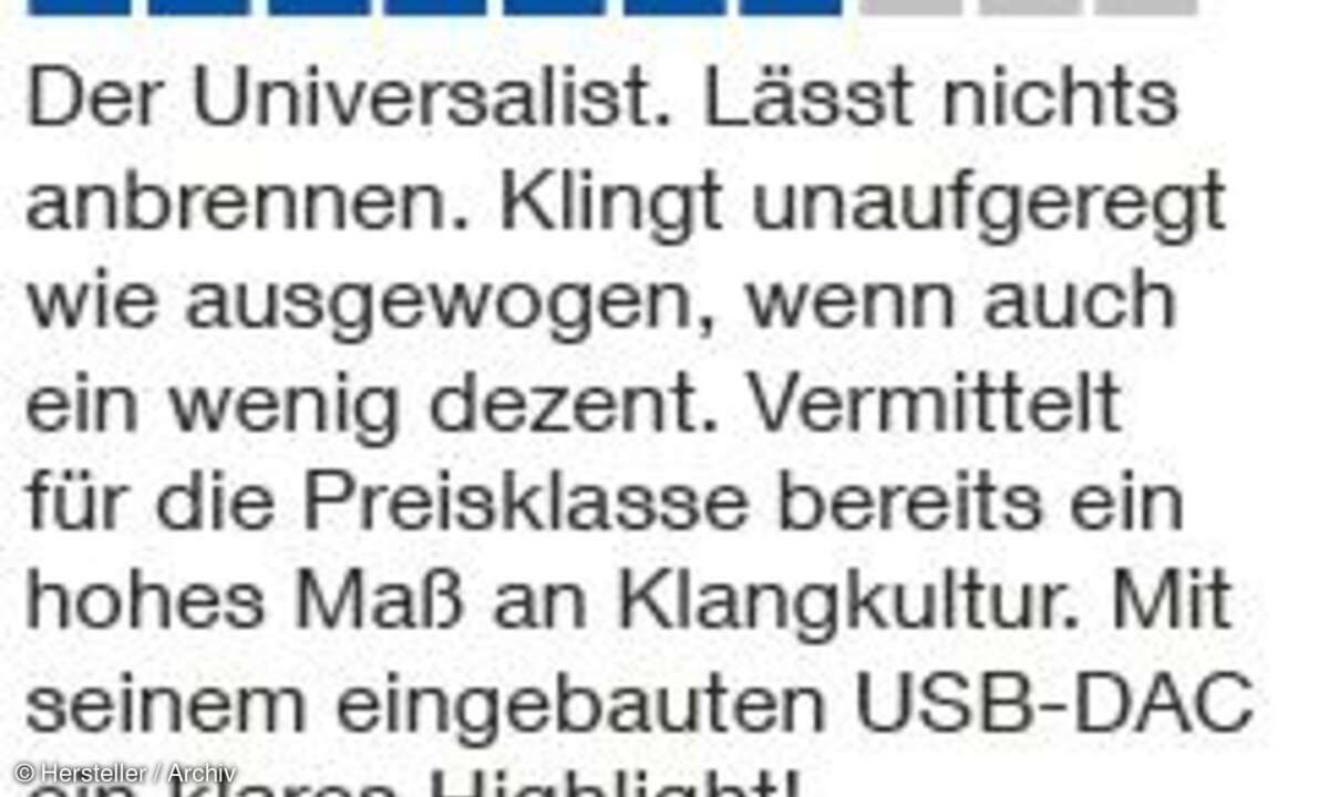 Cambridge 351A - Bewertung / Testurteil