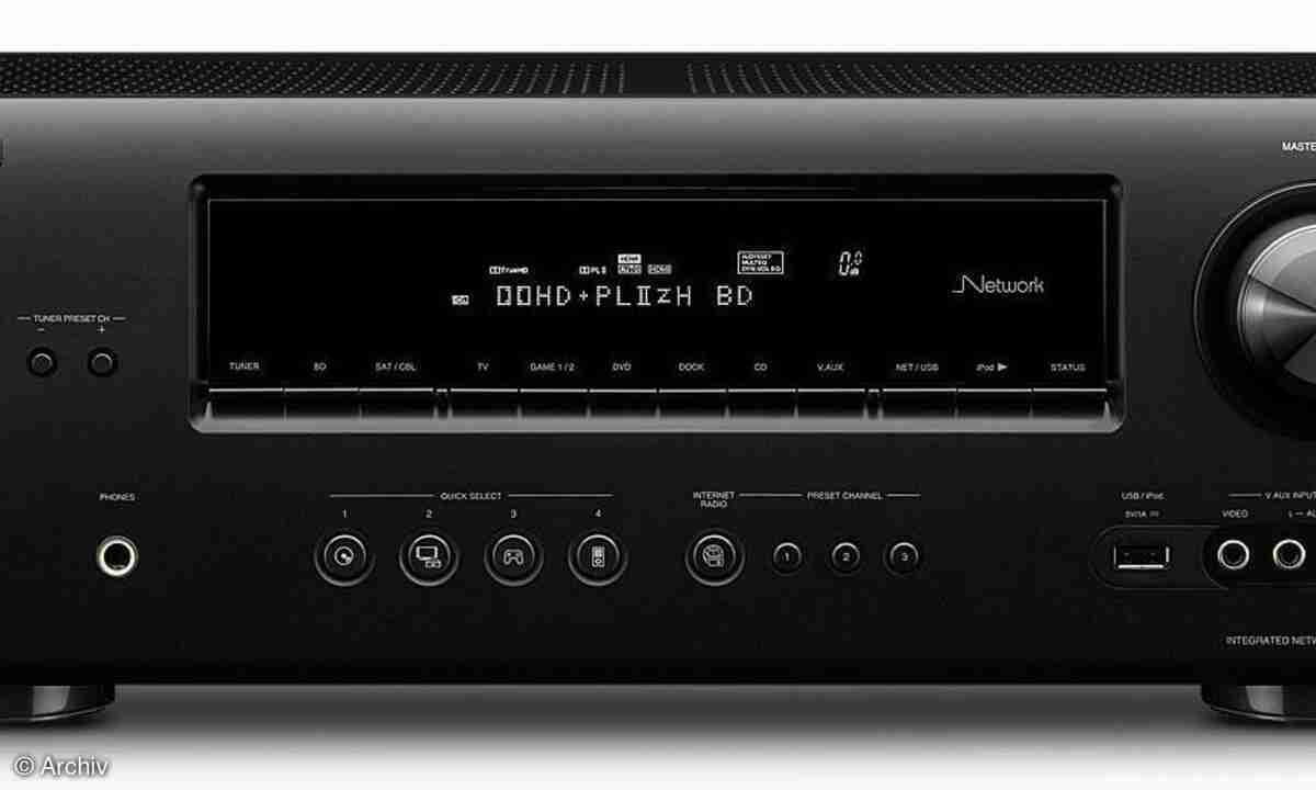 AV-Receiver Denon AVR 1912 - connect