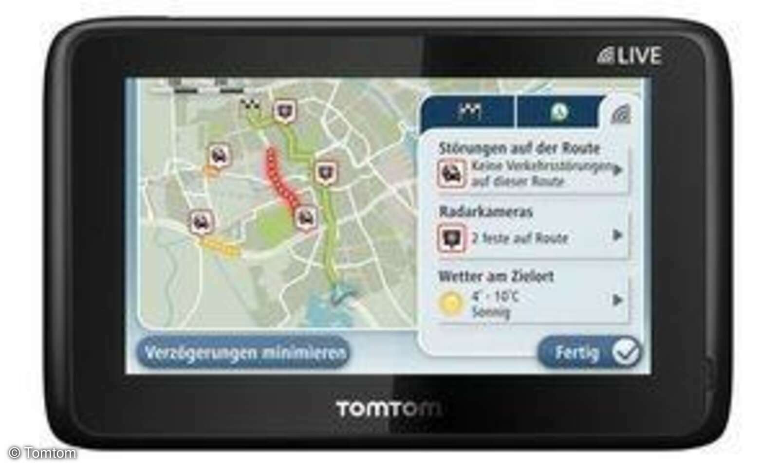 Tomtom Go Live 1015 im Test connect