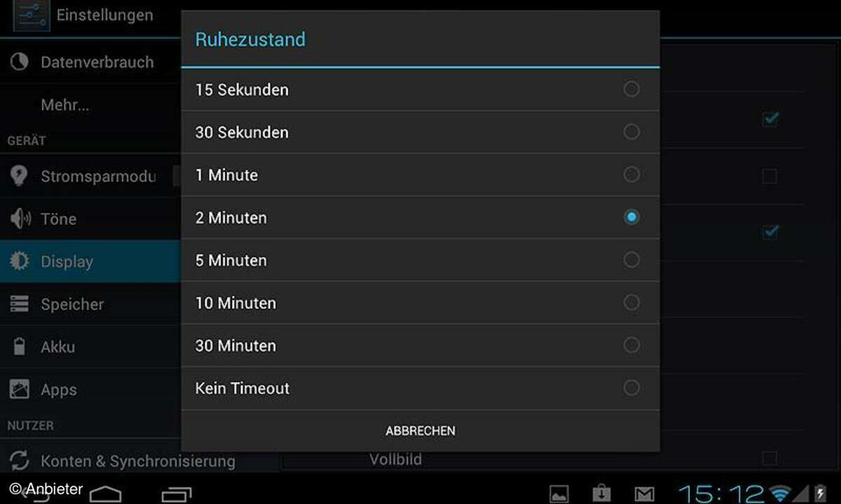 Android 4.0 für Tablets