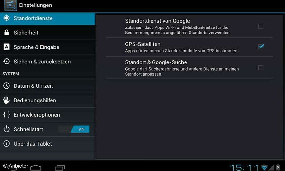 Android 4.0 für Tablets