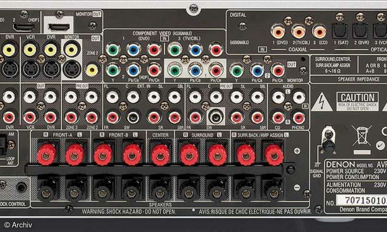 Denon AVR2808 connect