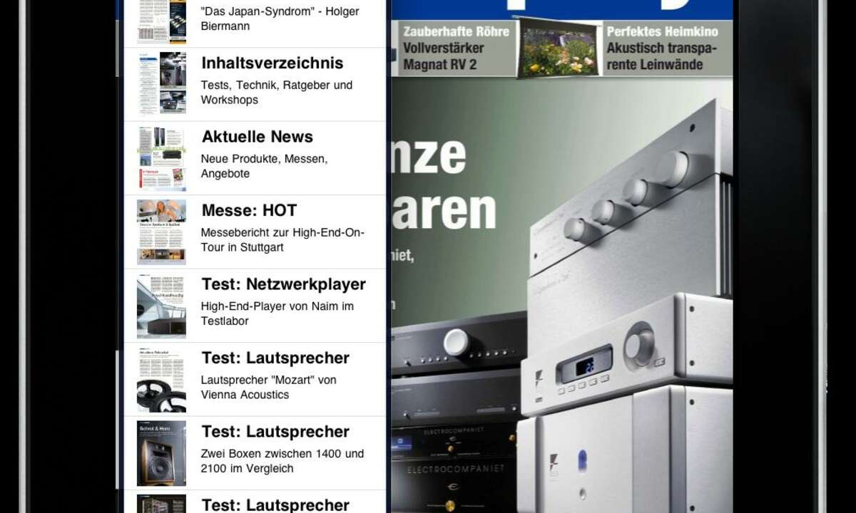 stereoplay, iPad, Apple, App, ausgabe, Magazin, quer