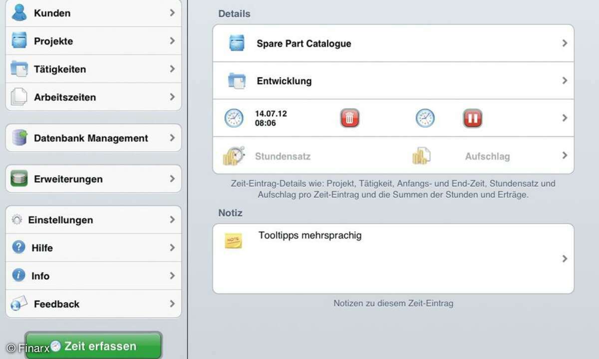 Finarx Timesheet