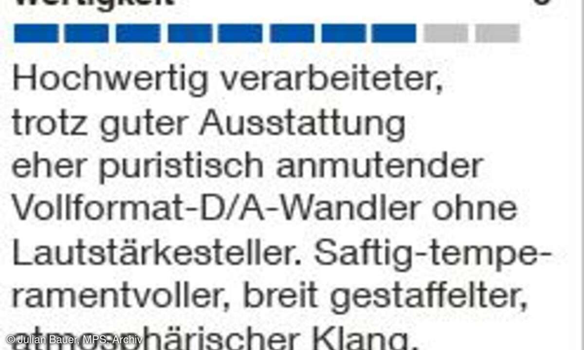 Arcam FMJ D33 - stereoplay Bewertung / Testurteil