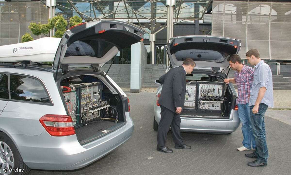 Netztest Testfahrzeuge