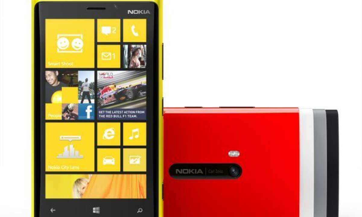 Nokias neues Flagschiff: Das Lumia 920 präsentiert sich farbenfroh.