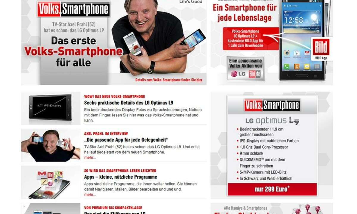 Bild.de, Volks-Smartphone