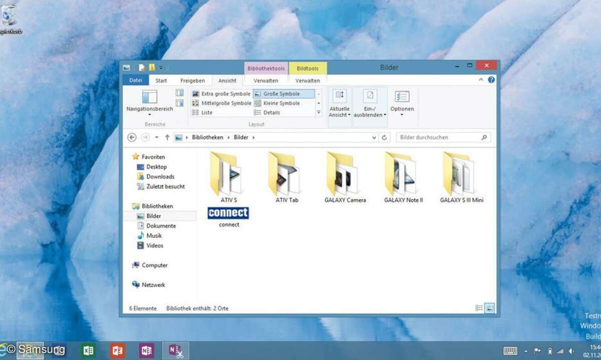 Ativ Tab - Desktop-Modus