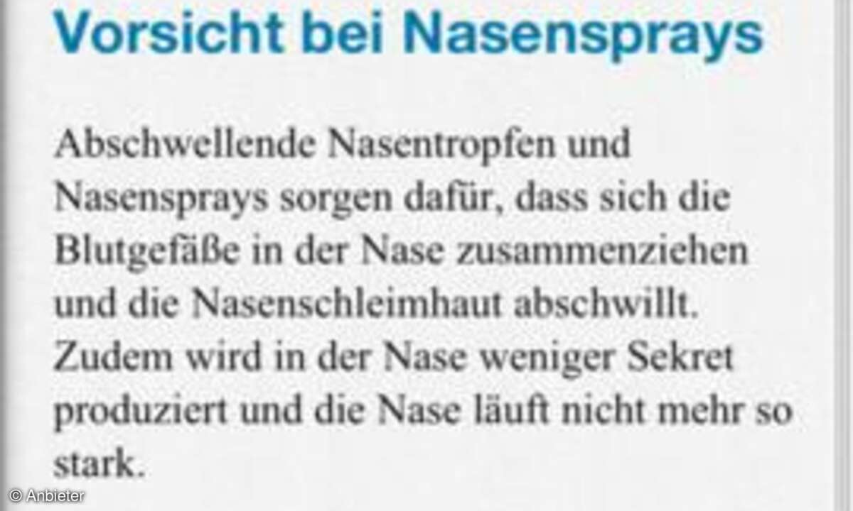 Erkältungstipps
