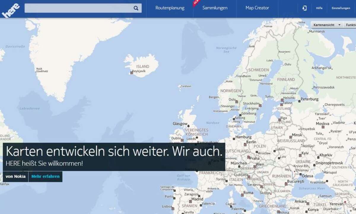 Here Maps, Nokia App, iPhone App