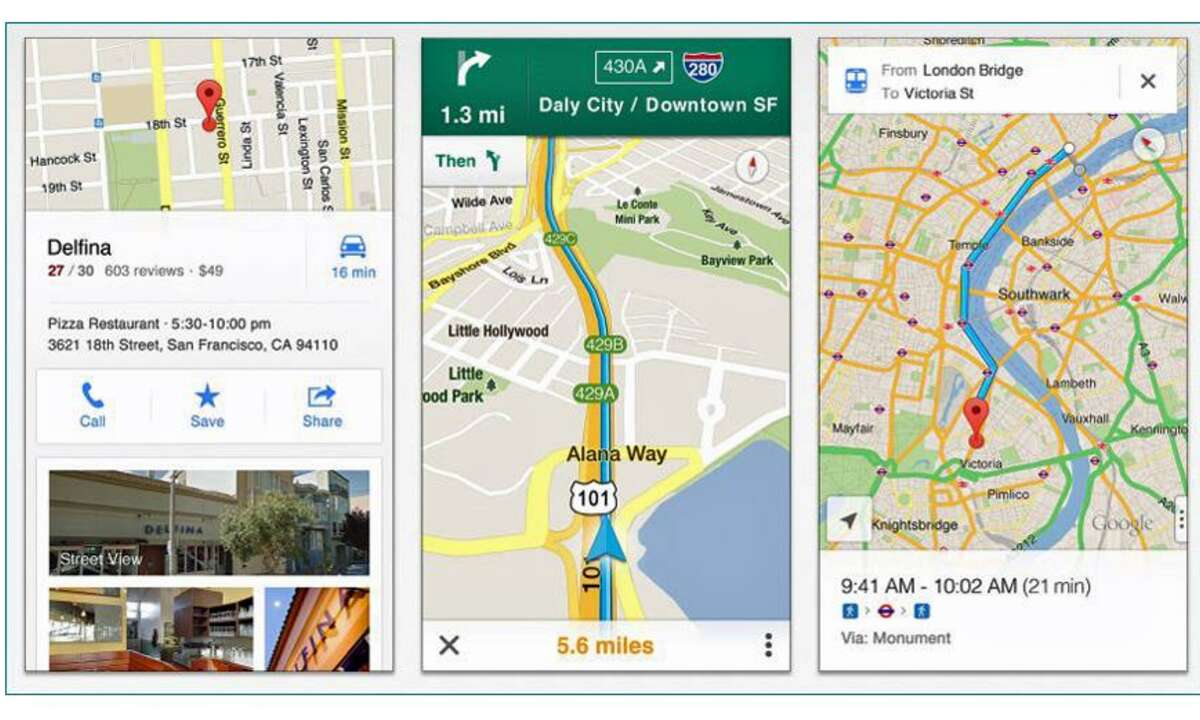Google Maps für iOS, IOS App