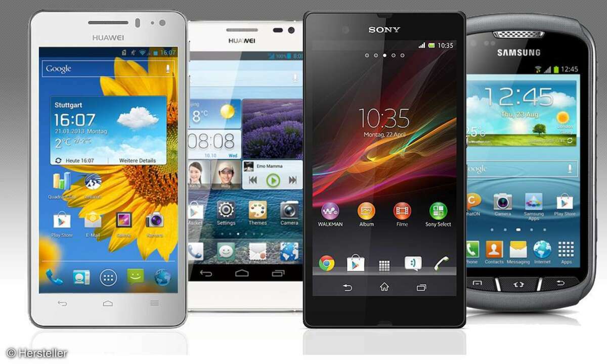 G615, Ascend D2, Xperia Z, Xcover2