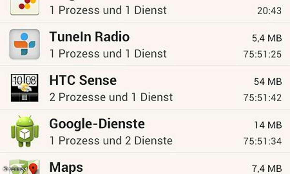 Apps richtig beenden