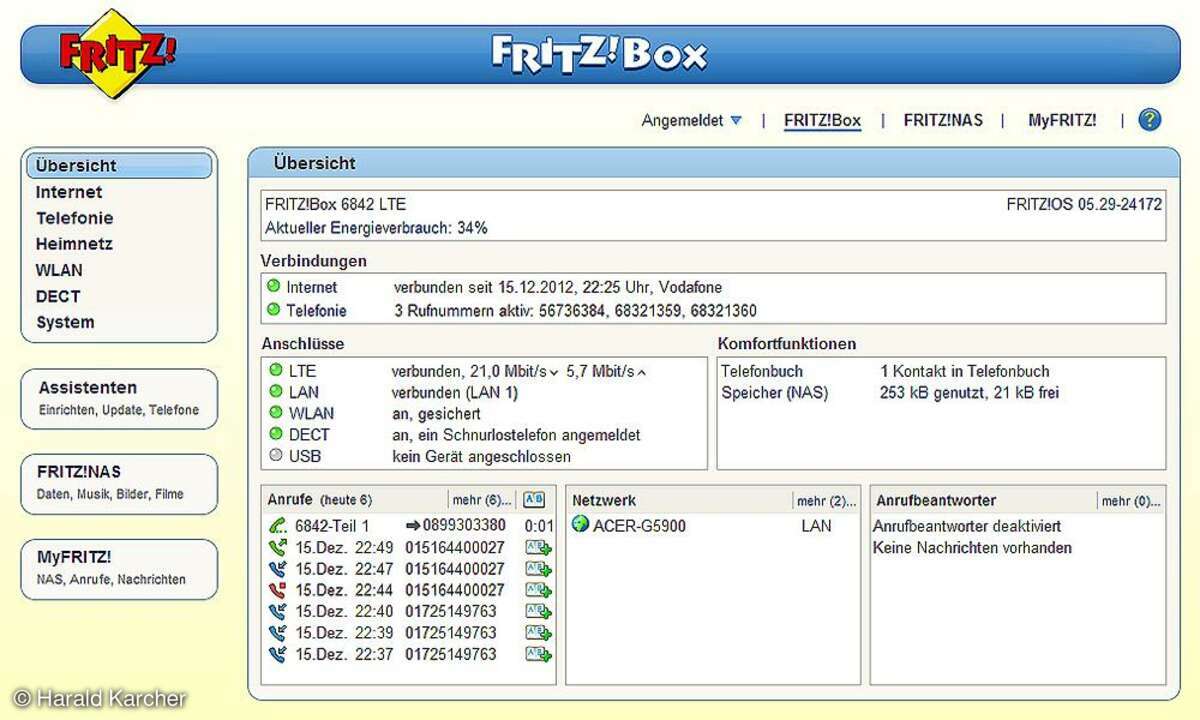 Fritzbox 6842 LTE