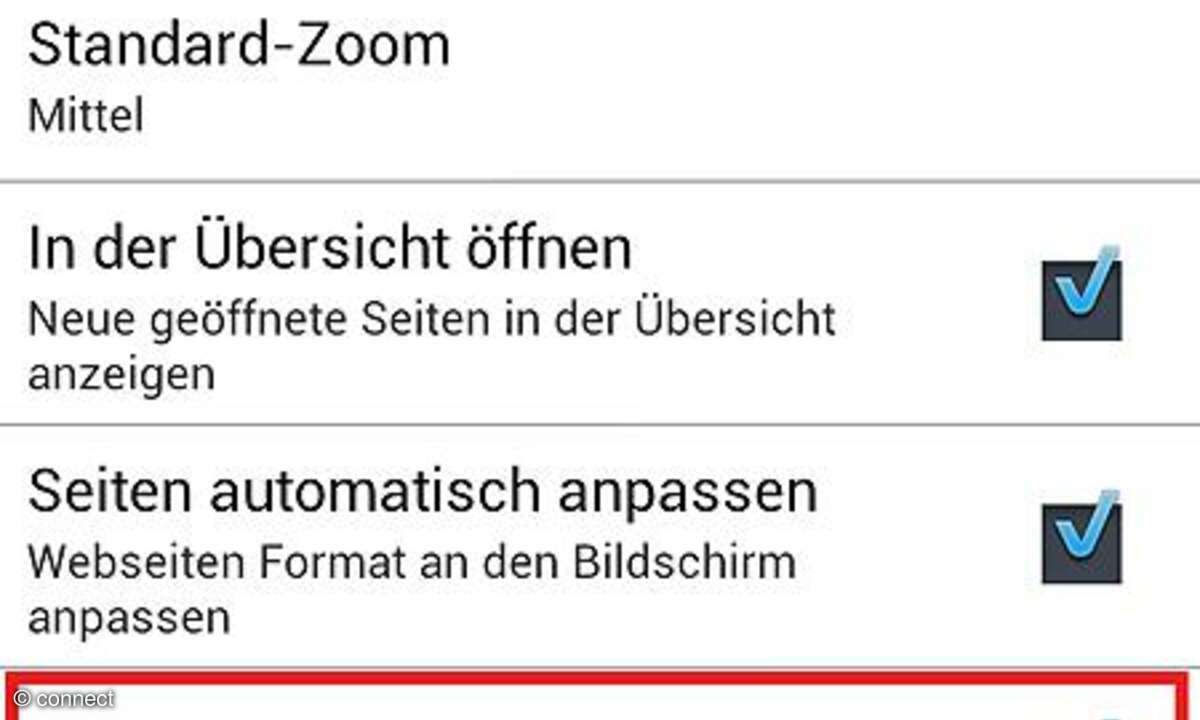 Pop-ups blockieren