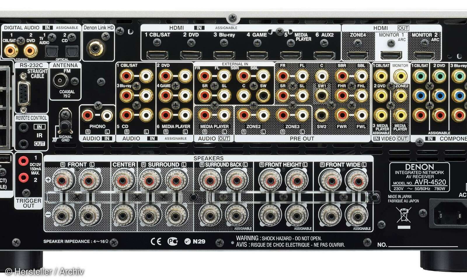 Denon AVR4520 im Test connect