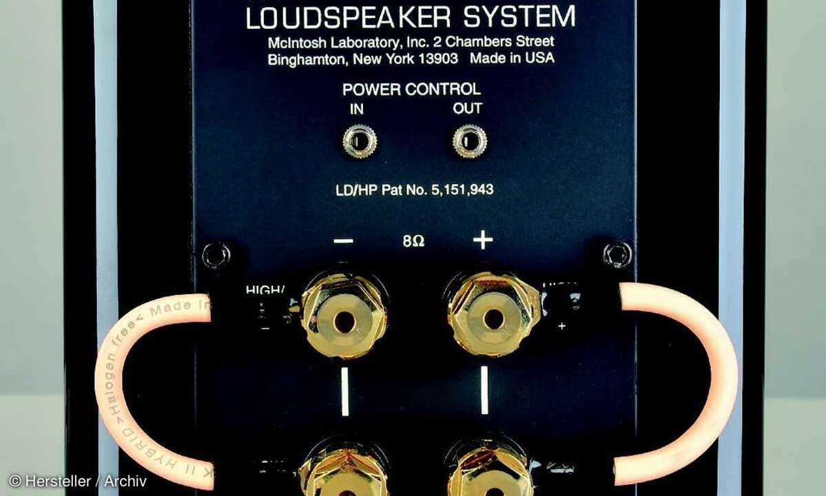 McIntosh XR100 - Anschlussklemmen