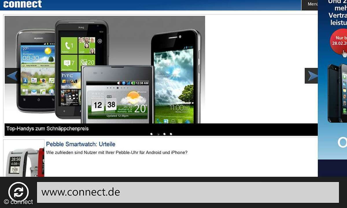 Samsung Ativ S Browser