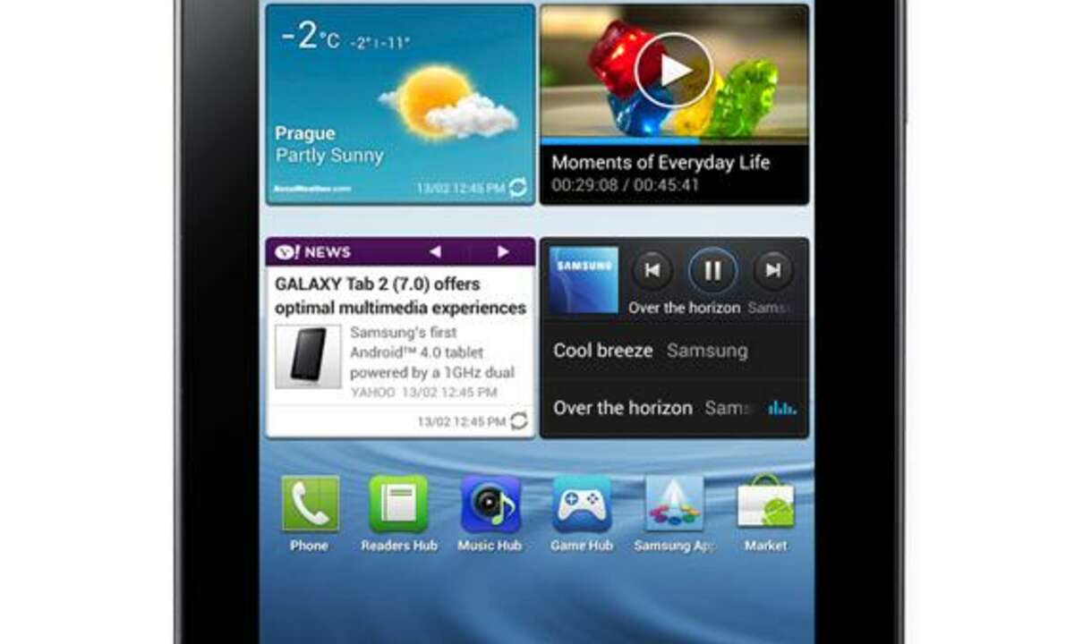 Das Samsung Galaxy Tab 2 7.0 hat ein 7-Zoll-Display