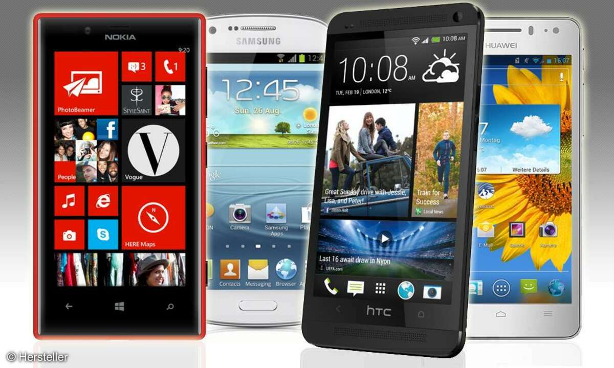 Lumia 720, Galaxy Express, One, Ascend G615