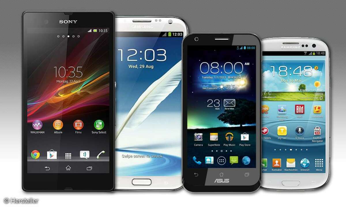 Xperia Z, Note 2, Padfone 2, S3