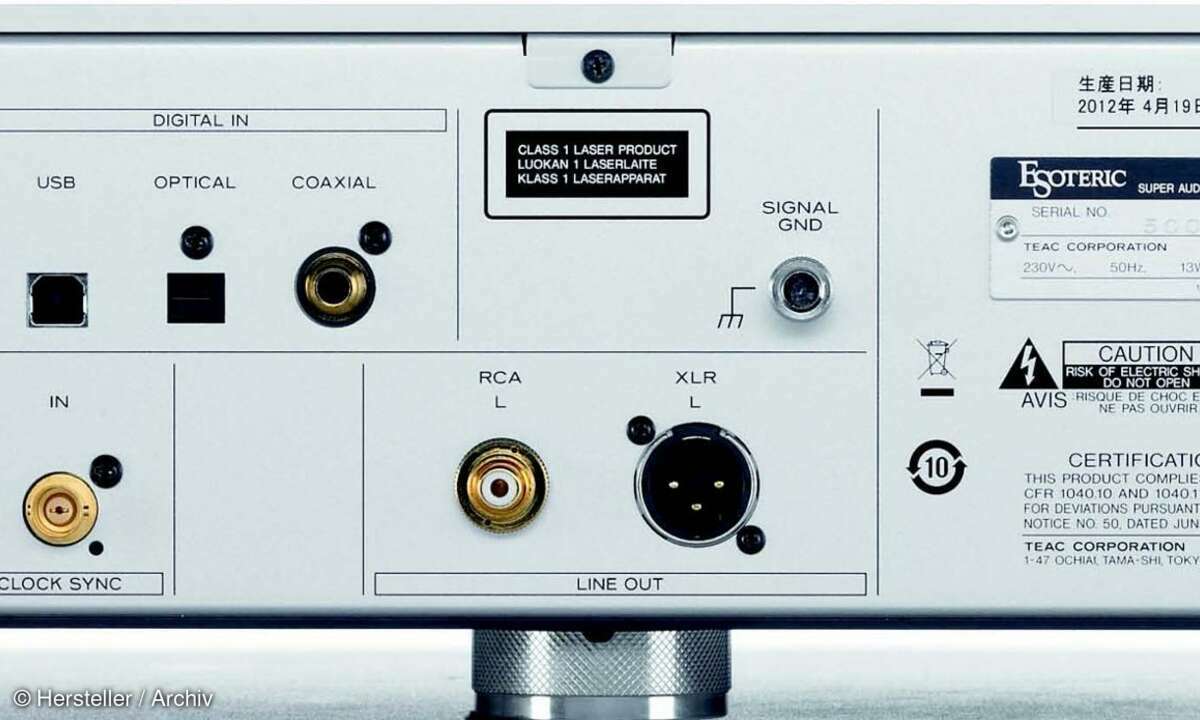 Teac Esoteric K-05 - Anschlüsse