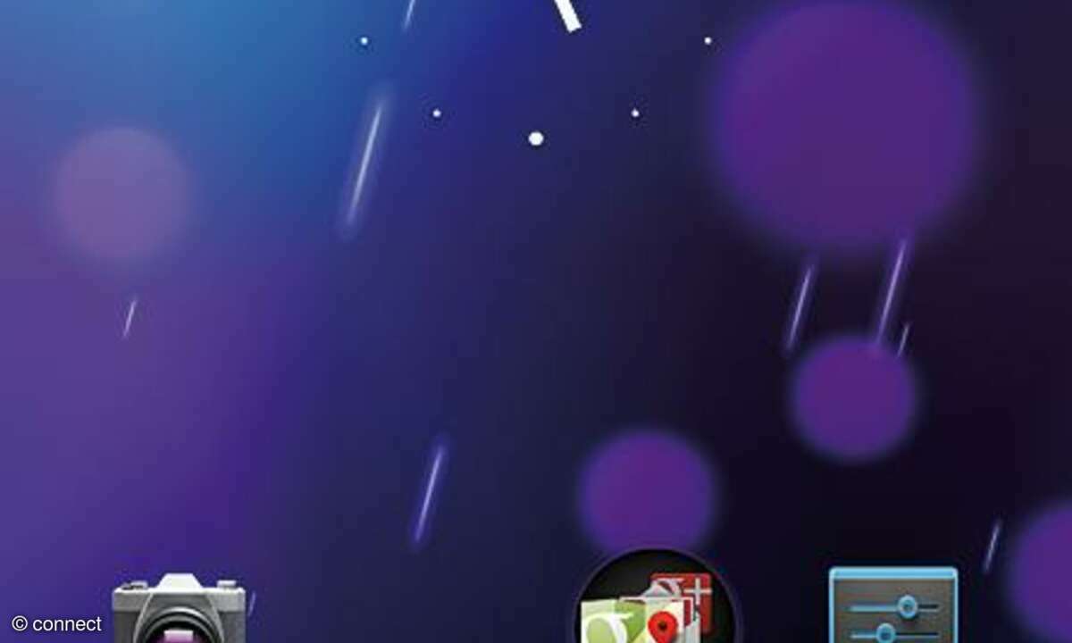 Google Android UI - Homescreen