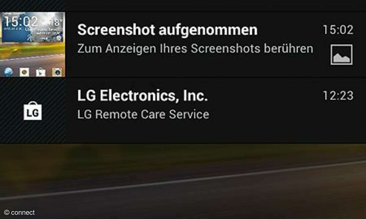 LG Optimus UI - Statusleiste