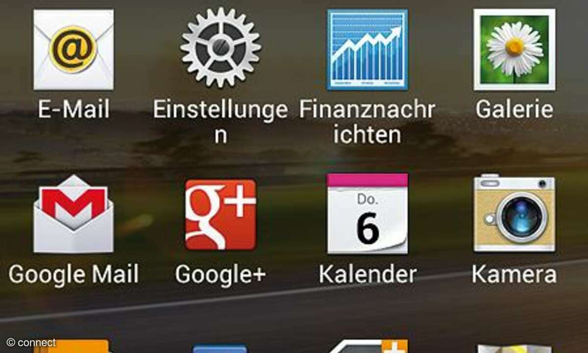 LG Optimus UI - Hauptmenü